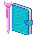 Star Notepad Mermaid