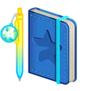 Star Notepad Snow Globe