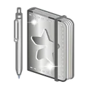 Star Notepad Sterling