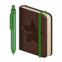 Star Notepad Walnut
