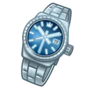 Swiss Watch Blue Bezel