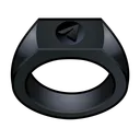 Signet Ring Black Noir
