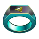 Signet Ring Black Opal