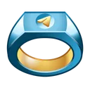 Signet Ring Blue Gold
