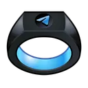 Signet Ring Blued Steel