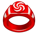 Signet Ring Candy Cane