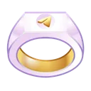 Signet Ring Golden Pearl
