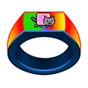 Signet Ring Nyan Cat
