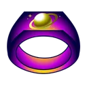 Signet Ring Saturn Ring