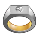 Signet Ring White Gold