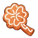 Clover Pin Fortune Cookie