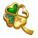 Clover Pin Four Wishes