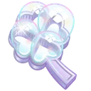 Clover Pin Soap Bubbles