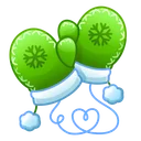 Snow Mittens Alpine Fern