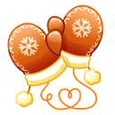 Snow Mittens Cedar