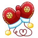 Snow Mittens Currant
