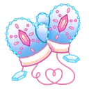Snow Mittens Diamond Hands