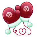 Snow Mittens Father Frost