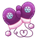 Snow Mittens Grape Soda