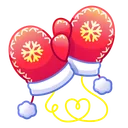 Snow Mittens New Year