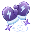 Snow Mittens Static Shock