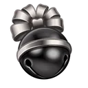 Sleigh Bell Black Silver