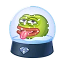 Snow Globe Pepe Frost