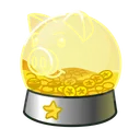 Snow Globe Piggy Bank