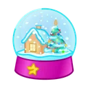 Snow Globe Rose Pink