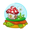 Snow Globe Smurf Cabin