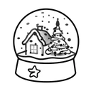 Snow Globe White Day
