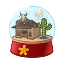 Snow Globe Wild West