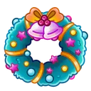 Winter Wreath Aquamarine