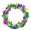 Winter Wreath Butterfly