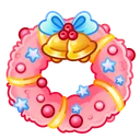Winter Wreath Cotton Candy