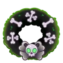 Winter Wreath Crossbones