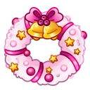 Winter Wreath Flamingo