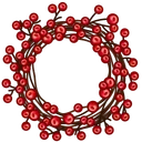 Winter Wreath Rowan Berry