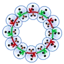 Winter Wreath Snowman