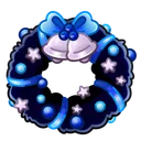 Winter Wreath Starry Night