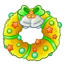 Winter Wreath Sunny Bunny