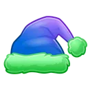 Santa Hat Blueberry Mint
