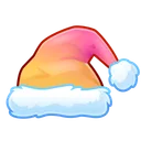 Santa Hat Frosted Sun