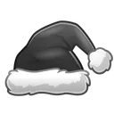 Santa Hat Panda Puff