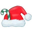 Santa Hat Sweet Cane