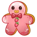 Ginger Cookie Berry Button