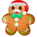 Ginger Cookie Santa Claus