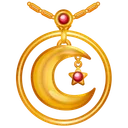 Moon Pendant Circle Glare