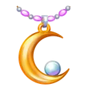 Moon Pendant Diamond Tear