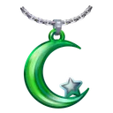 Moon Pendant Emerald